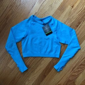 Alphalete R6 Revival Seamless Long Sleeve Crop Top